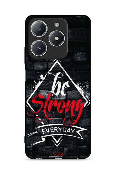 Tolwak غطاء حماية لهاتف Realme C63 4G كن قويًا كل يوم