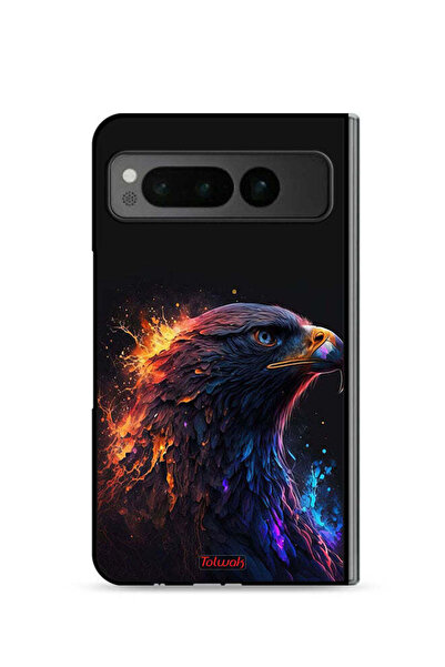 Tolwak غطاء حماية لهاتف جوجل بيكسل فولد 5G بنقشة النسر