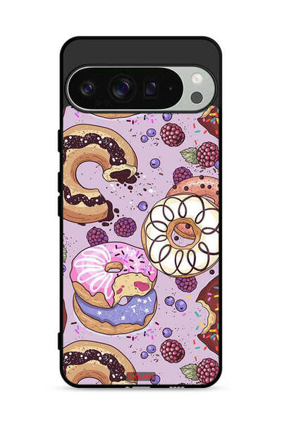 Tolwak غطاء حماية لهاتف Google Pixel 9 Pro برسومات دونات فنية