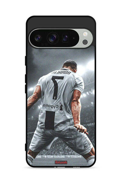 Tolwak غطاء حماية لهاتف Google Pixel 9 Pro XL بطبعة احتفال كريستيانو رونالدو
