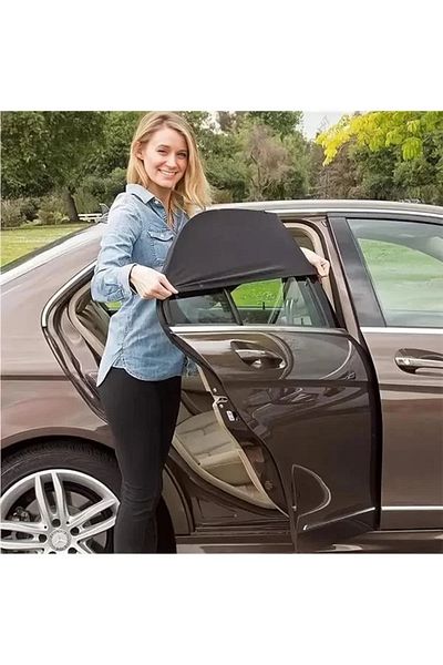 Mu Art Ahşap Auto Sunshade Curtain Car Side Window Curtain Anti Sun Fly Screen for Interior Car Sunshade Rear