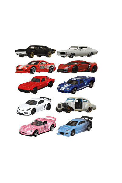 mattel | Asortiment tematic Hot Wheels Fast and Furious, HNR88 | Metal/Plastic