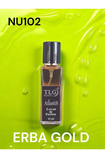 TLG TLGNU102e015 Erba Gold Niche Extrait Unisex Parfüm, 15 ml (Cep Boyu)