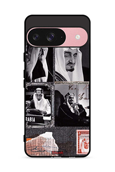 Tolwak غطاء حماية لجهاز جوجل بيكسل 9 - ملصق الملك فيصل العتيق