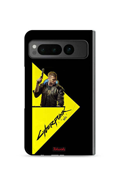 Tolwak غطاء حماية لجهاز جوجل بيكسل فولد 5G - سايبربانك 2077