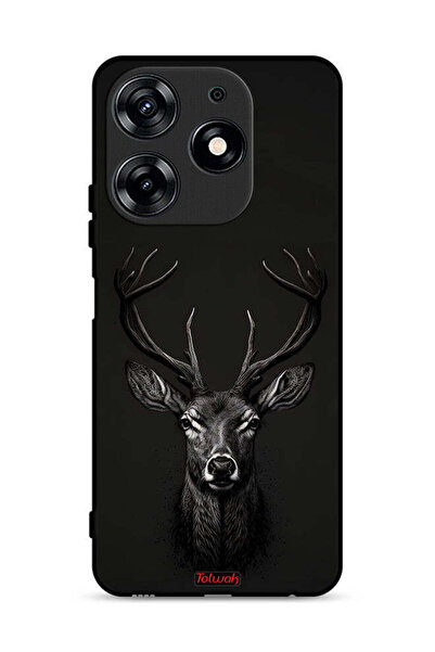 Tolwak غطاء حماية لهاتف تكنو سبارك 10 برو 4G برسومات غزال رقمية