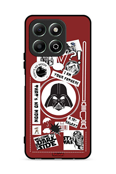 Tolwak غطاء حماية لهاتف Honor X6b 4G - ملصق "مرحبًا بكم في الجانب المظلم"