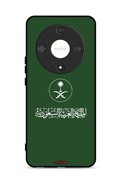 Tolwak غطاء حماية لهاتف Honor X9b 5G بشعار المملكة العربية السعودية