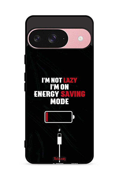 Tolwak غطاء حماية لجهاز Google Pixel 9 - أنا لست كسولاً، أنا في وضع توفير الطاقة