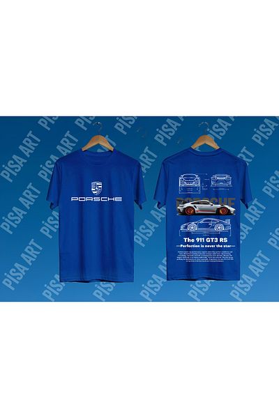Pisa Art Μπλουζάκι Porsche 911 GT3 RS Ειδικής Σχεδίασης