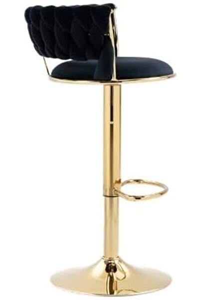 Generic Adjustable Height Metal Frame Cushioned Bar Stool with Emerald Velvet Seat style only 1 pcs chair