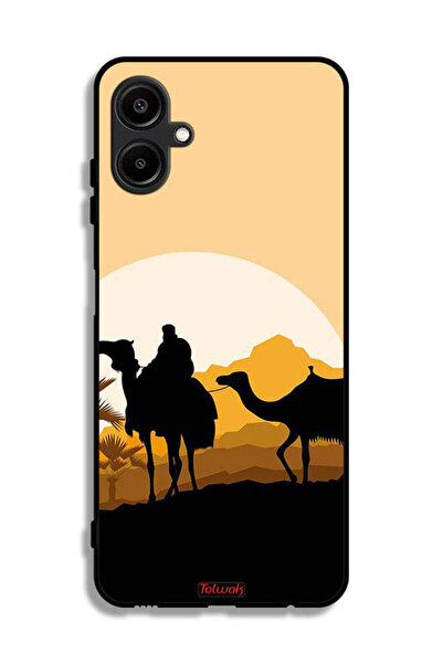 Tolwak غطاء حماية لهاتف سامسونج جالاكسي M06 5G، فن الجمال في الصحراء