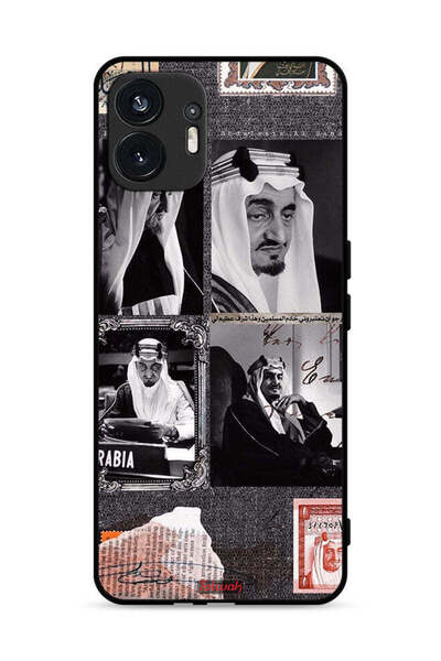 Tolwak غطاء حماية لهاتف Nothing Phone (2) 5G ملصق عتيق للملك فيصل