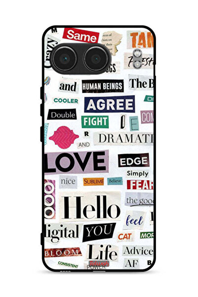 Tolwak غطاء حماية لهاتف OnePlus Nord 4 5G مع ملصقات اقتباسات قصيرة