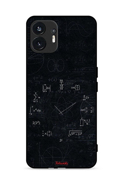 Tolwak Nothing Phone (2) 5G Protective Case Cover Maths Clock