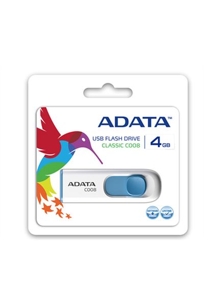 Adata C008 32GB USB 2.0 Alb/Albastru