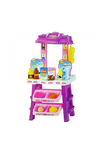 rexa Kids Supermarket Pretend Play Set with Trolley