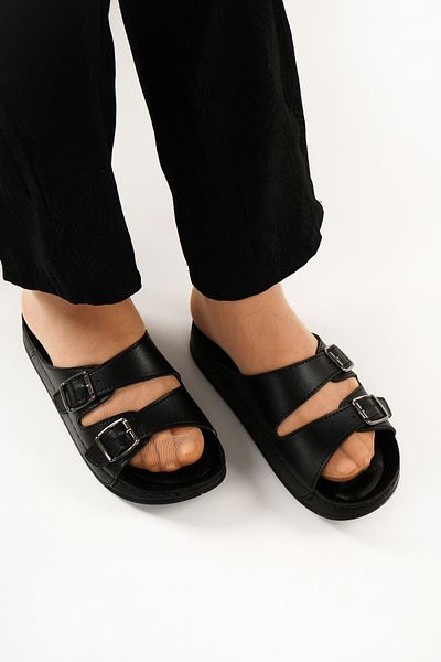 Babetty Women's Flat Heel Orthopedic Daily Slippers Comfortable Lightweight Stylish Massage Inside Young Mother Slippers