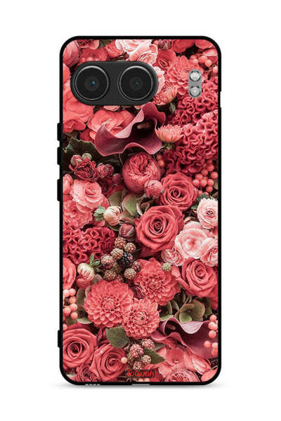 Tolwak غطاء حماية لهاتف OnePlus Nord 4 5G بلون الخوخ والورود