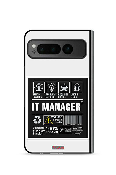 Tolwak غطاء حماية لجهاز Google Pixel Fold 5G، ملصق مدير تكنولوجيا المعلومات