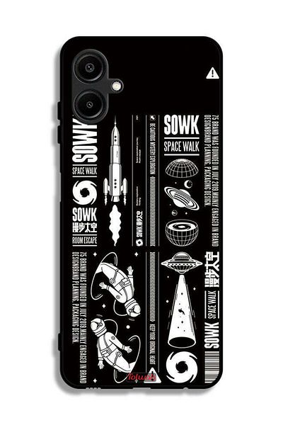 Tolwak Samsung Galaxy F06 5G Protective Case Cover Sowk Space Walk Sticker