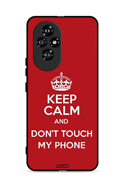 Tolwak غطاء حماية لهاتف Honor 200 5G، حافظ على هدوئك ولا تلمس هاتفي