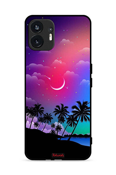 Tolwak غطاء حماية لهاتف Nothing Phone (2) 5G بتقنية فن القمر في الليل