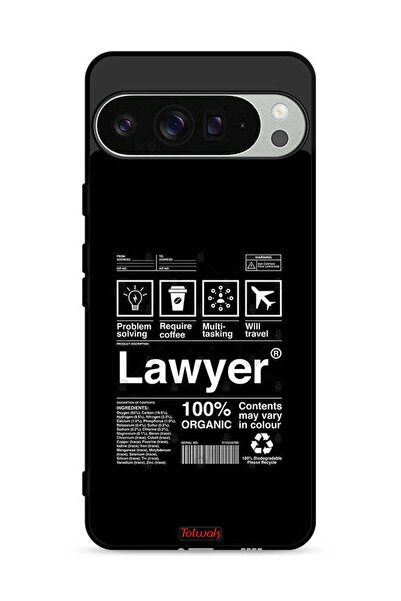 Tolwak غطاء حماية لجهاز Google Pixel 9 Pro بملصق محامٍ