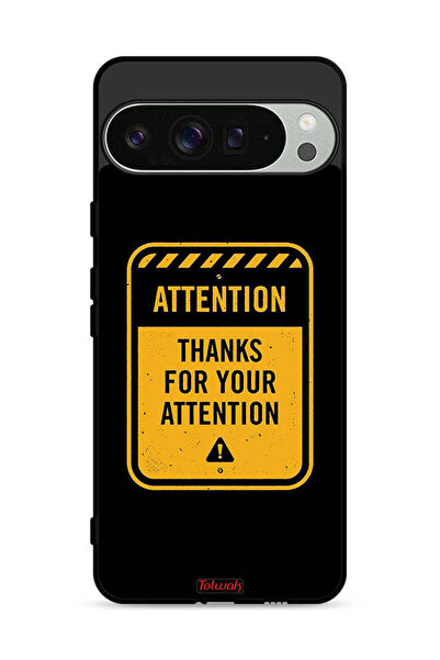 Tolwak غطاء حماية لجهاز Google Pixel 9 Pro، شكرًا على الاهتمام