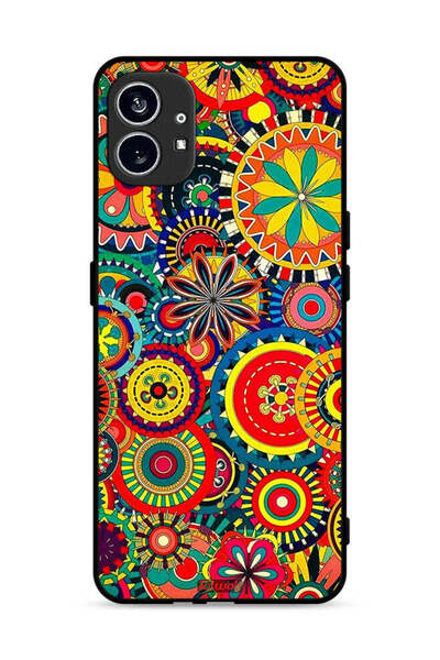 Tolwak غطاء حماية لهاتف Nothing Phone (1) 5G بنمط ماندالا ملون