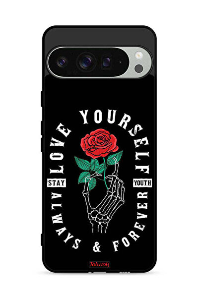 Tolwak غطاء حماية لجهاز Google Pixel 9 Pro - أحب نفسك دائمًا