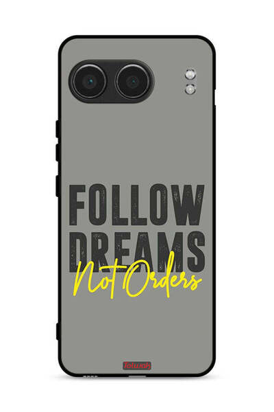 Tolwak غطاء حماية لهاتف OnePlus Nord 4 5G - اتبع الأحلام وليس الطلبات