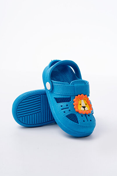 Krowaz Armour Güvenli Günlük Mavi Kaydırmaz Taban Hayvan Figürlü Yuvarlak Tok...