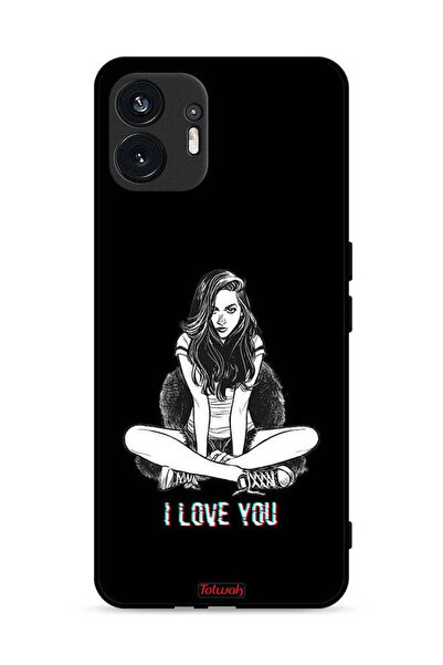 Tolwak غطاء حماية لهاتف Nothing Phone (2) 5G - أحبك - فن