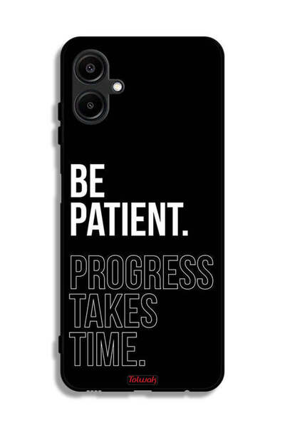 Tolwak غطاء حماية لهاتف Samsung Galaxy M06 5G كن صبورًا فالتقدم يستغرق وقتًا