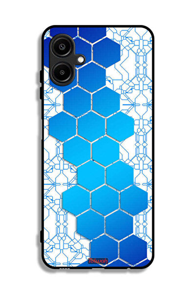 Tolwak غطاء حماية لهاتف سامسونج جالاكسي A06 4G بأيقونات سداسية الشكل من Honey...