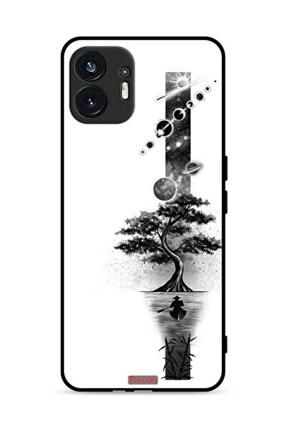 Tolwak غطاء حماية لهاتف Nothing Phone (2) 5G بتصميم فني على شكل فضاء وأرض