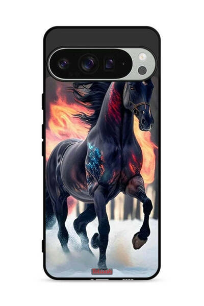 Tolwak غطاء حماية لجهاز جوجل بيكسل 9 برو بتصميم حصان عالي الوضوح