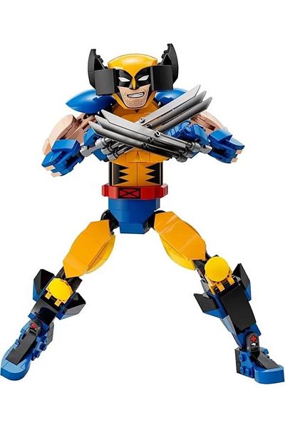 mivento Lego ®   Marvel Super Heroes Wolverine Building Figure 76257-8 Full Jointed X- for Children and Above