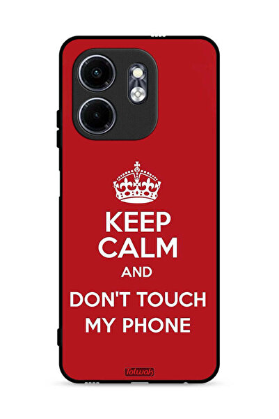 Tolwak غطاء حماية لهاتف Infinix Smart 9 4G، حافظ على هدوئك ولا تلمس هاتفي