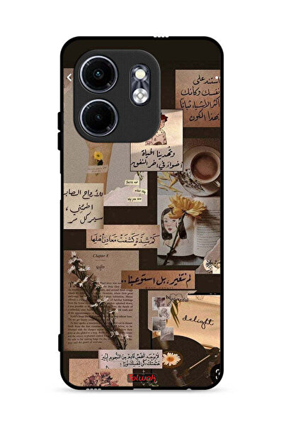 Tolwak غطاء حماية لهاتف إنفينيكس سمارت 9 4G بنقشة اقتباسات عربية عتيقة