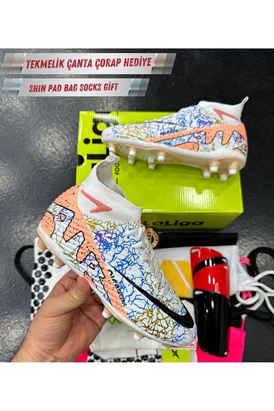 AİRBOOM Pro Crampon Set+Shin Guard+Bag+Socks