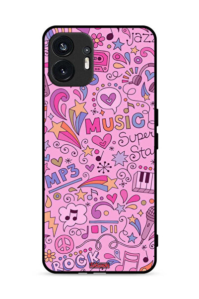 Tolwak Nothing Phone (2) 5G Protective Case Cover Music Tags