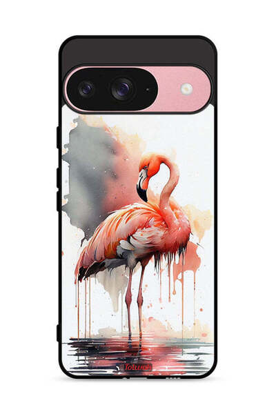 Tolwak غطاء حماية لجهاز Google Pixel 9 بتصميم فن الألوان المائية الاستوائية