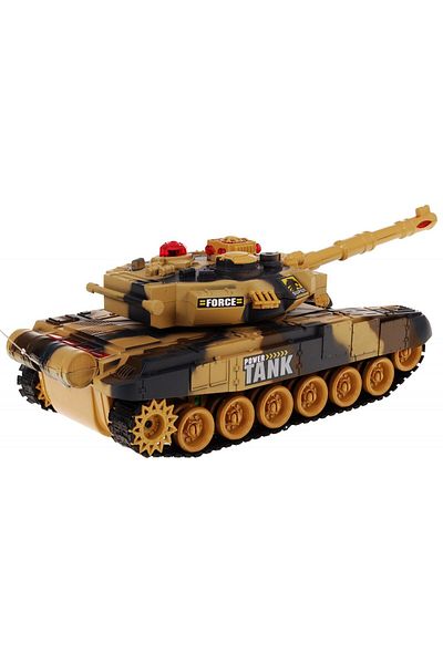 Toys Remote control tank 1:20 brown camouflage