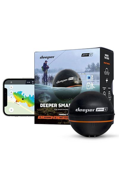 DEEPER | Sonar inteligent PRO+2 | Sonar | Da | Negru