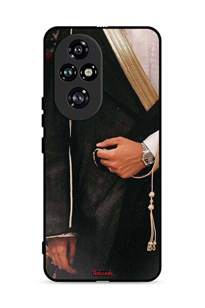 Tolwak غطاء حماية لهاتف Honor 200 Pro 5G بتصميم عربي