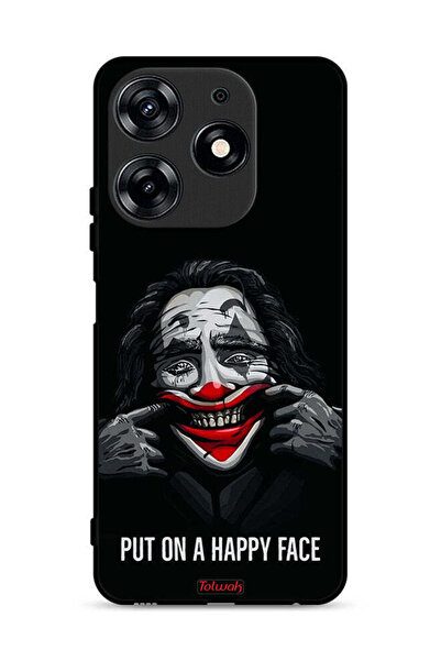 Tolwak غطاء حماية لهاتف تكنو سبارك 10 برو 4G بوجه سعيد