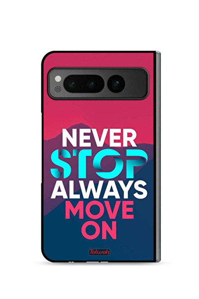 Tolwak غطاء حماية لجهاز Google Pixel Fold 5G - لا تتوقف أبدًا - تحرك دائمًا