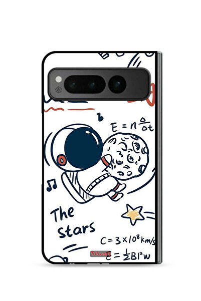 Tolwak غطاء حماية لجهاز جوجل بيكسل فولد 5G ناسا النجوم